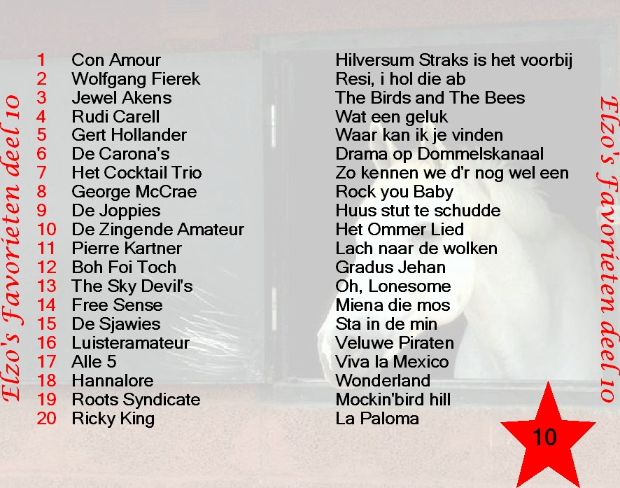 Elzos Favorieten  Deel 10 : Back